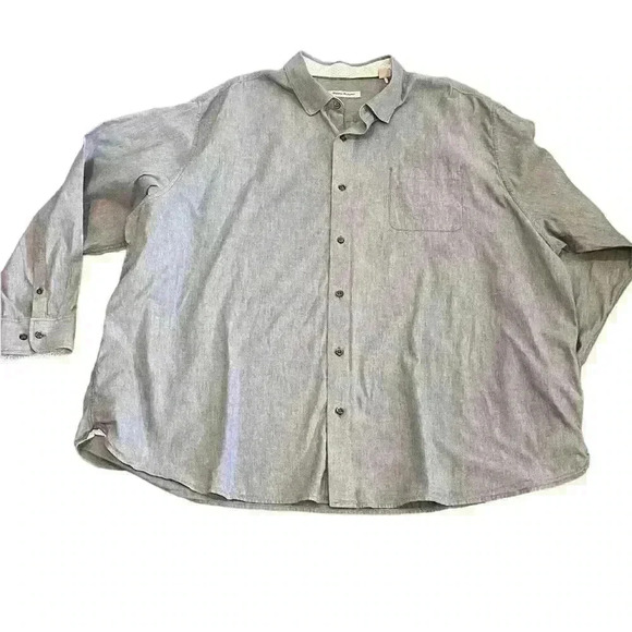 Tommy Bahama Men’s Button Down Long Sleeve Color Light Blue Size 3XLB - Picture 1 of 13